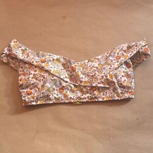 Floral Off-Shoulder Bikini Top